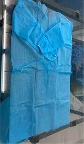 FDA Sterile Pakai Gaun Pengasingan Nonwoven