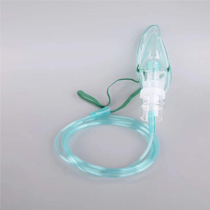 Topeng Nebulizer Oksigen Pakai Saiz Dewasa Bayi Berkualiti Tinggi Dengan Tiub 2m