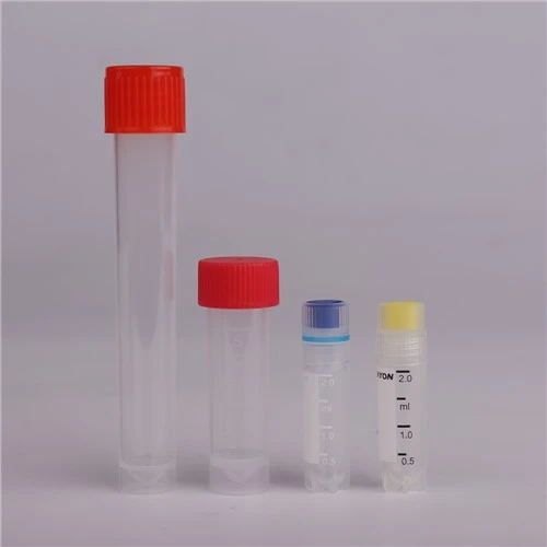 Cryo Vials Tiub 5ml 4ml 3ml Ujian Pensampelan Vial Kriogenik