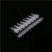 Extra Thin Wall 8 Strip Single Linked Lid PCR Tiub 0.2ml Micro Centrifuge Tube