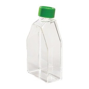 Labu atau Botol Kultur Sel Tisu Steril Plastik Lab