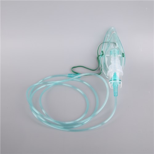 Topeng Nebulizer Berkadar Tinggi Keluaran Aerosol Nebulizer Kapasiti Botol 6cc Topeng Nebulizer Oksigen